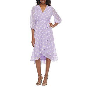 Danny Nicole Dresses Danny Nicole Lilac Polka Dot Flowy